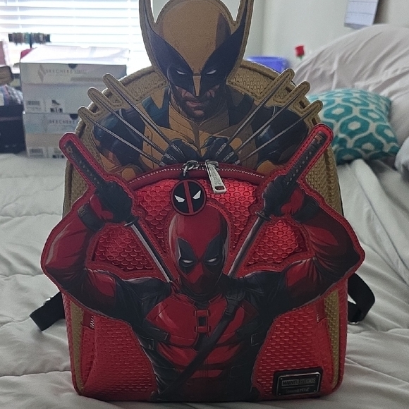 Marvel Wolverine and Deadpool Backpack - Picture 1 of 2
